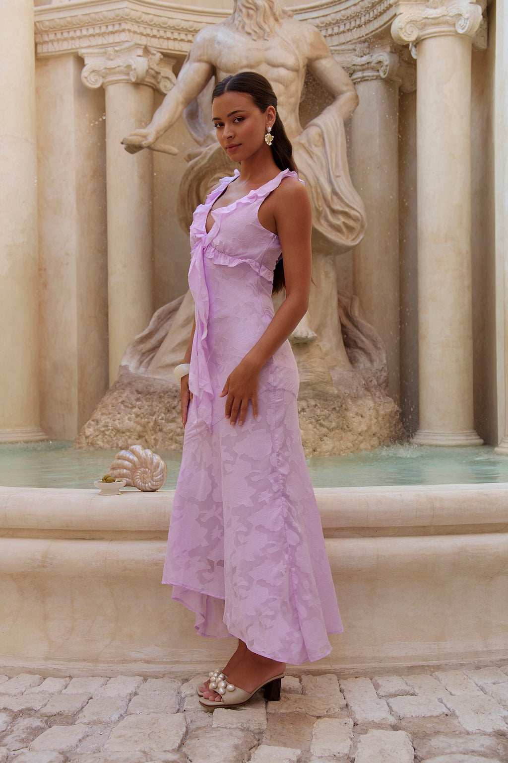 Letters To You Maxi Dress Lilac