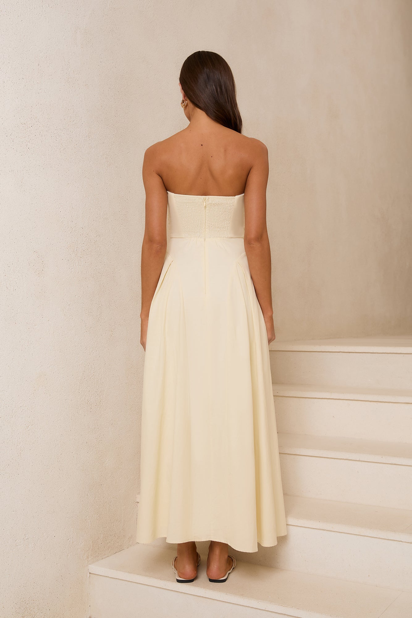 Angel Whispers Maxi Dress Yellow