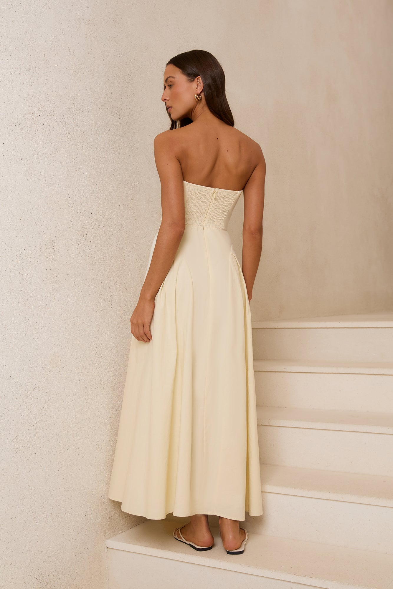 Angel Whispers Maxi Dress Yellow