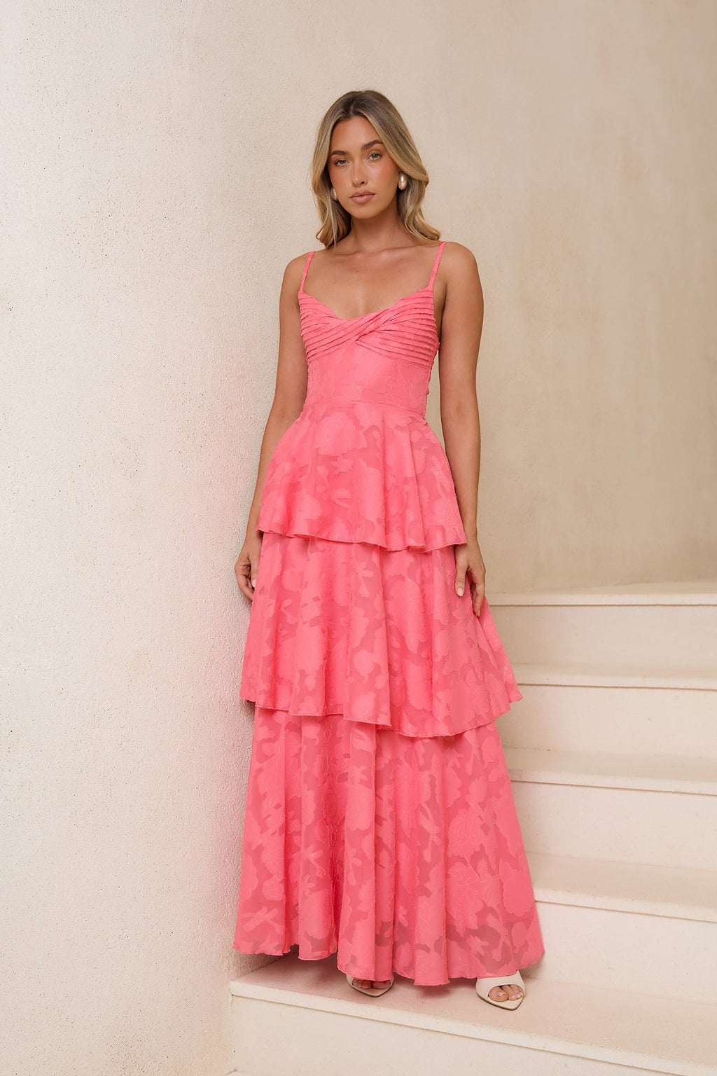 Sweet Promises Maxi Dress Coral