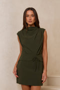 Touch Of Class Mini Dress Green