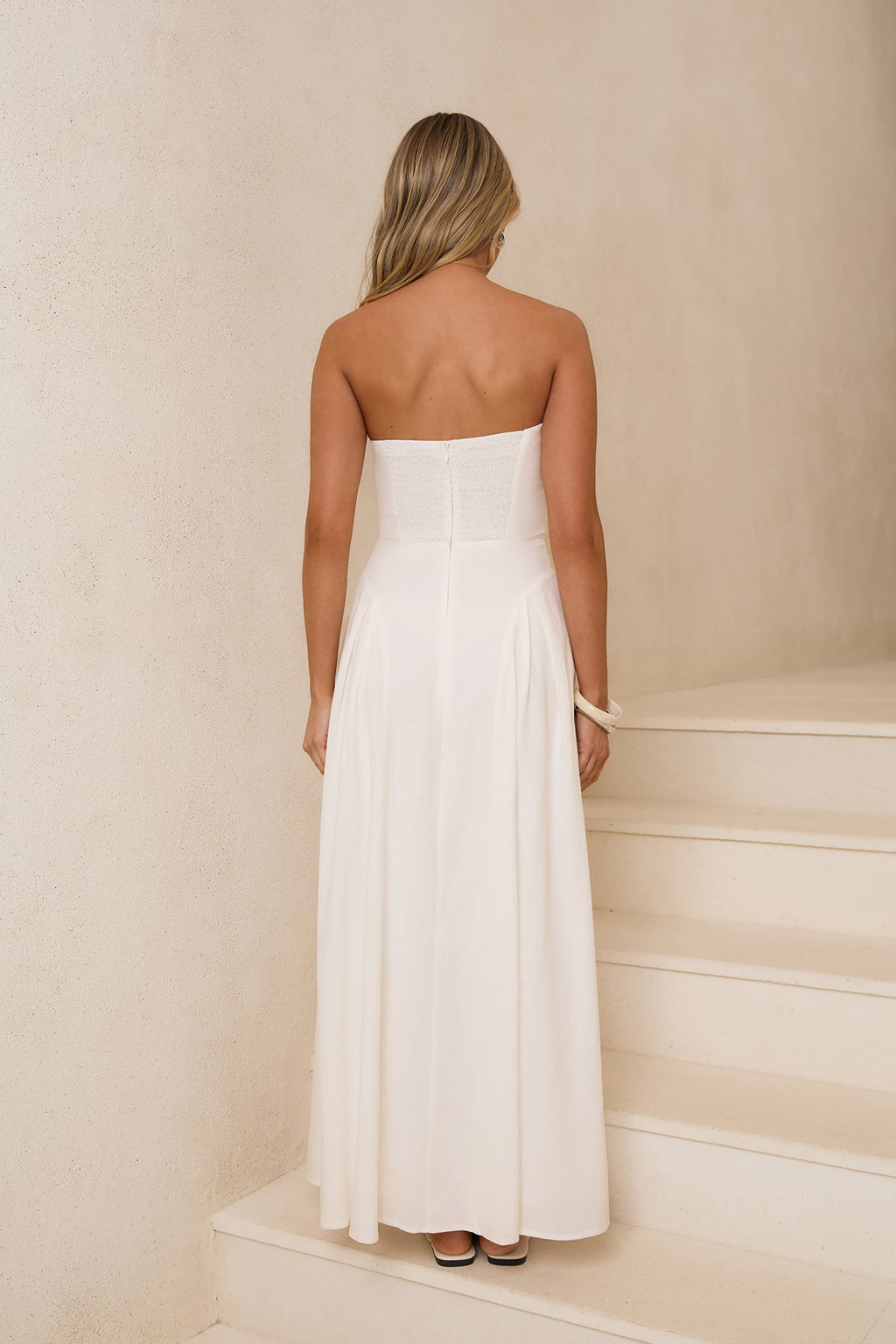 Angel Whispers Maxi Dress White
