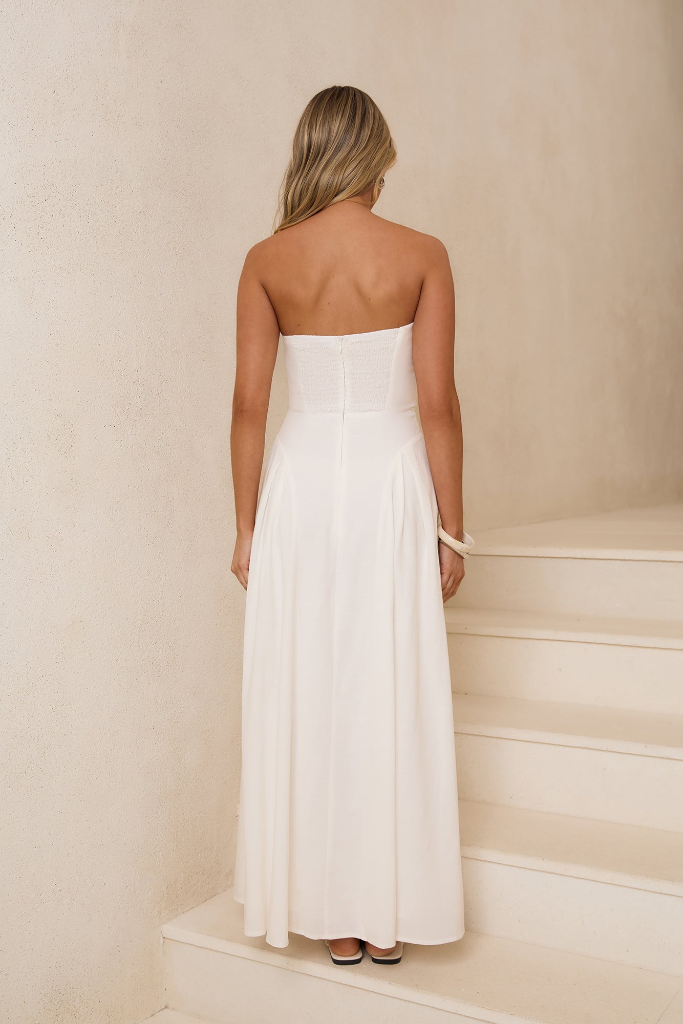 Angel Whispers Maxi Dress White
