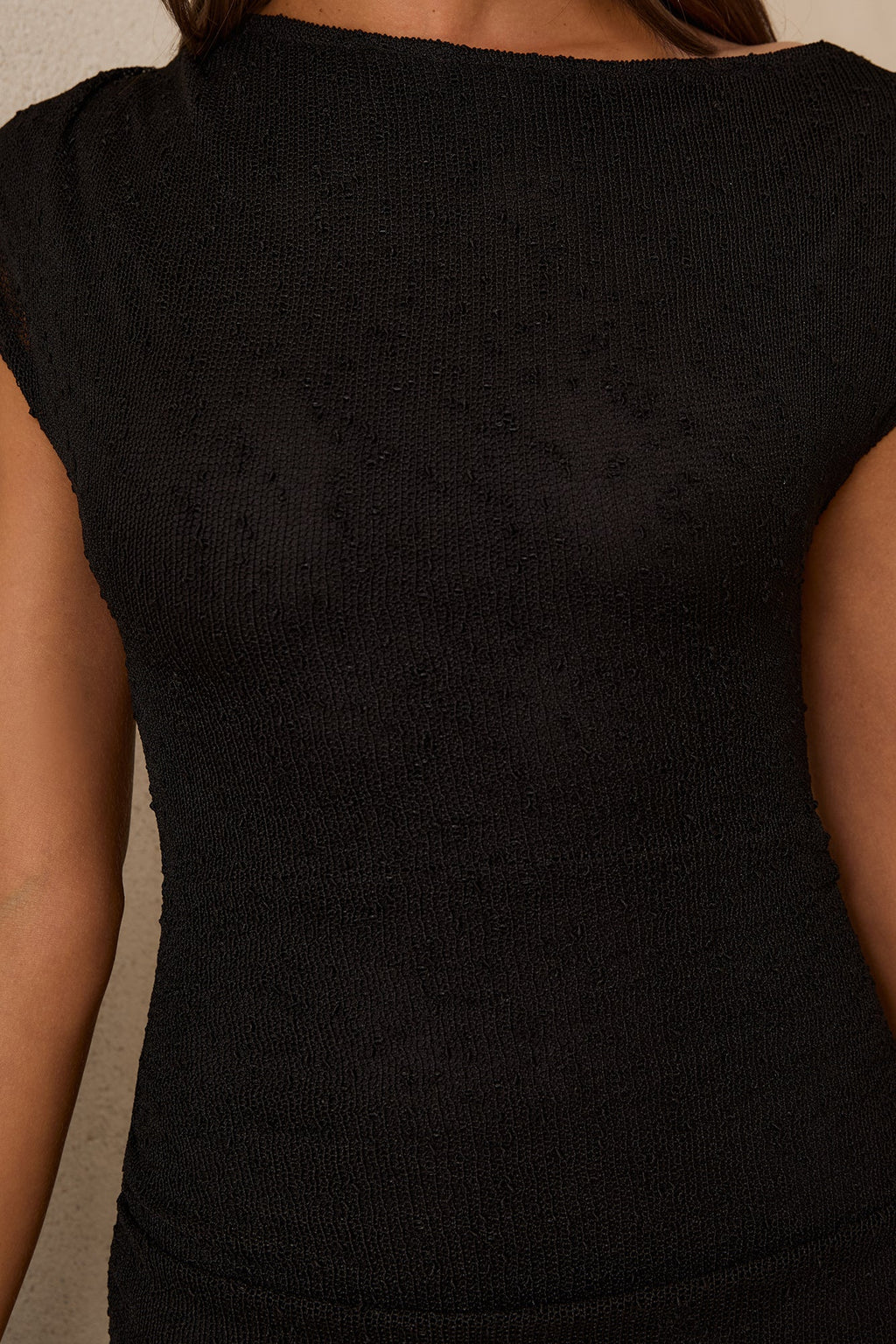 Warm Daze Knit Maxi Dress Black