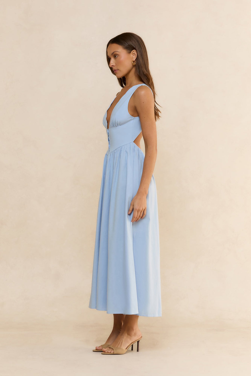 Chasing Daylight Maxi Dress Blue