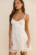 Delicate Darling Mini Dress White