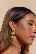 18kg Gold Plated Summer Days Earrings Gold