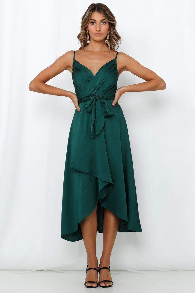 Like A Prayer Midi Dress Teal