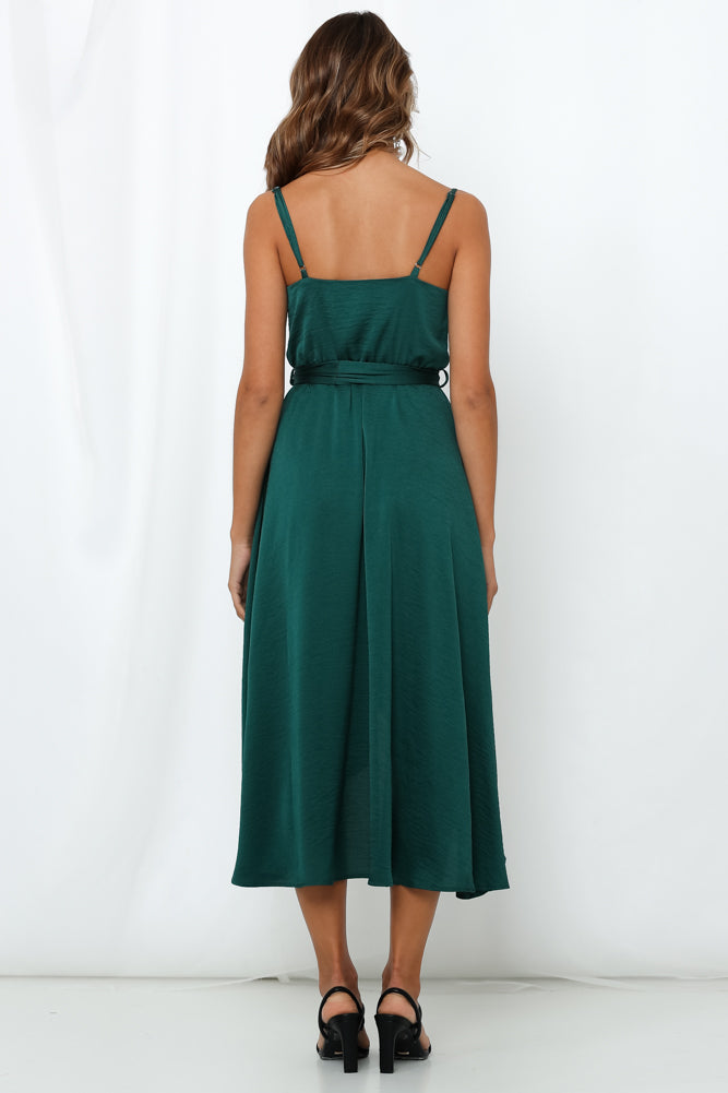 Like A Prayer Midi Dress Teal