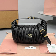 Miumiu 2026 Wander Bag 16cm Matelasse Nappa Leather 351720