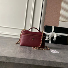 Chanel 2026 Vanity Bag 19.5cm Grained Calfskin