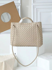 Bottega Veneta 2026 Andiamo Bag 32cm Beige Lambskin