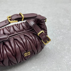 Miumiu 2026 Wander Bag 16cm Matelasse Nappa Leather 351720