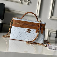 Chanel 2026 Cambon Ligne Bowling Bag 27cm Calfskin