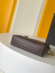 Coach Brooklyn Shoulder Bag 23 Chocolate Calfskin