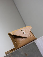 Prada Calypso Bag 19cm Light Brown Elephant Leather