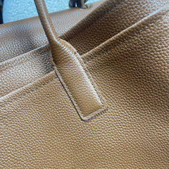 CC 26s Large Tote Bag Light Brown Grained Calfskin