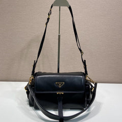 PRA Shoulder Bag Black Sheepskin 341130