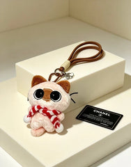 Chanel Plush Cute Cat Charm