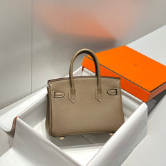 HM Birkin 20cm Etoupe Togo Leather Gold Hardware