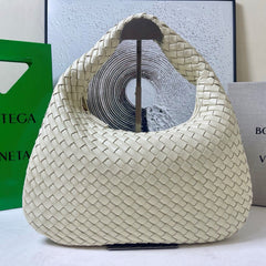 Bottega Veneta Veneta Bag 44cm Cream Intrecciato Leather