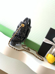 CC 25K Bow Bag 26cm Black Denim