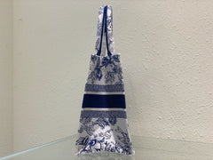 Medium CD Book Tote 36cm Jardin Botanique Blue